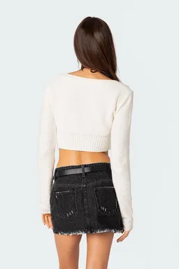 Cárdigan corto cuello de Edikted en Buzos y Sweaters para argentina