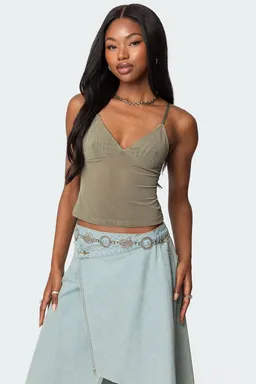 Musculosa mesh blake de Edikted en Tops para argentina
