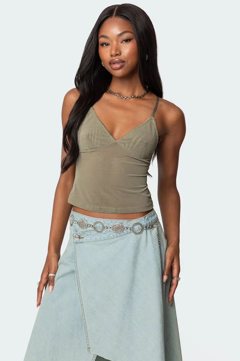 Musculosa mesh blake de Edikted en Tops para argentina
