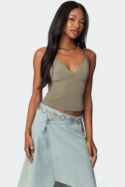 Musculosa mesh blake de Edikted en Tops para argentina