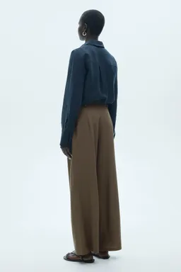Pantalón lyocell cordón ajustable de Mango en Pantalones para argentina