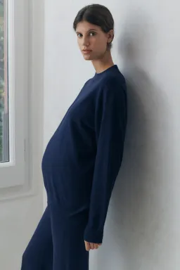 Jersey cuello redondo premamá de Mango en Buzos y Sweaters para argentina