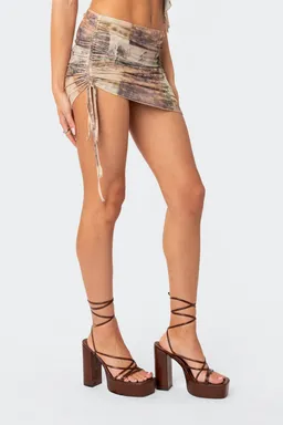 Mini falda mesh boa de Edikted en Shorts para argentina