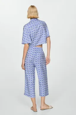 Camisa estampada con nudo de Mango en Camisas para argentina