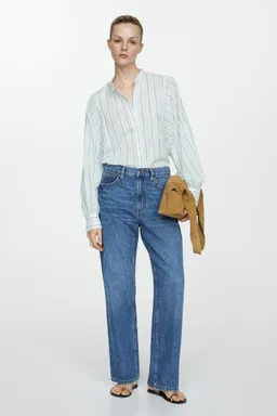 Camisa estampado rayas de Mango en Camisas para argentina