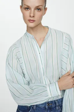 Camisa estampado rayas de Mango en Camisas para argentina