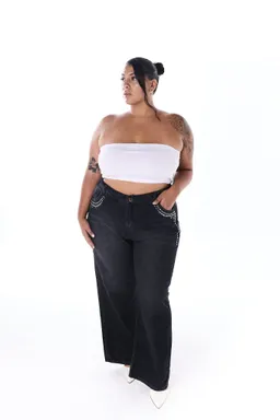 Pantalón wide leg de Cheta Jeans en Pantalones para argentina