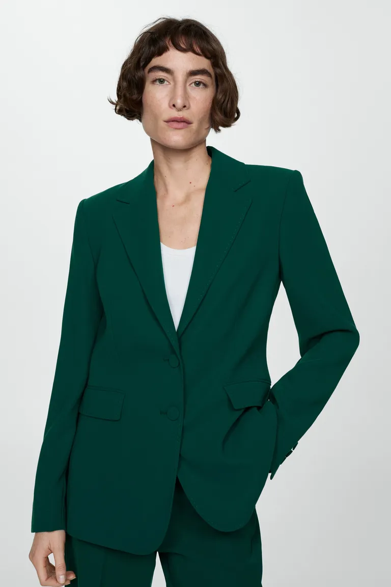Americana recta traje de Mango en Blazers para argentina