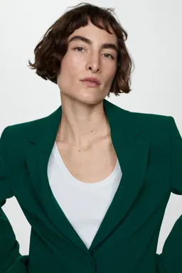 Americana recta traje de Mango en Blazers para argentina