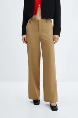 Pantalón wideleg lyocell de Mango en Pantalones para argentina