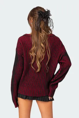 Sweater textura contraste oversized de Edikted en Buzos y Sweaters para argentina