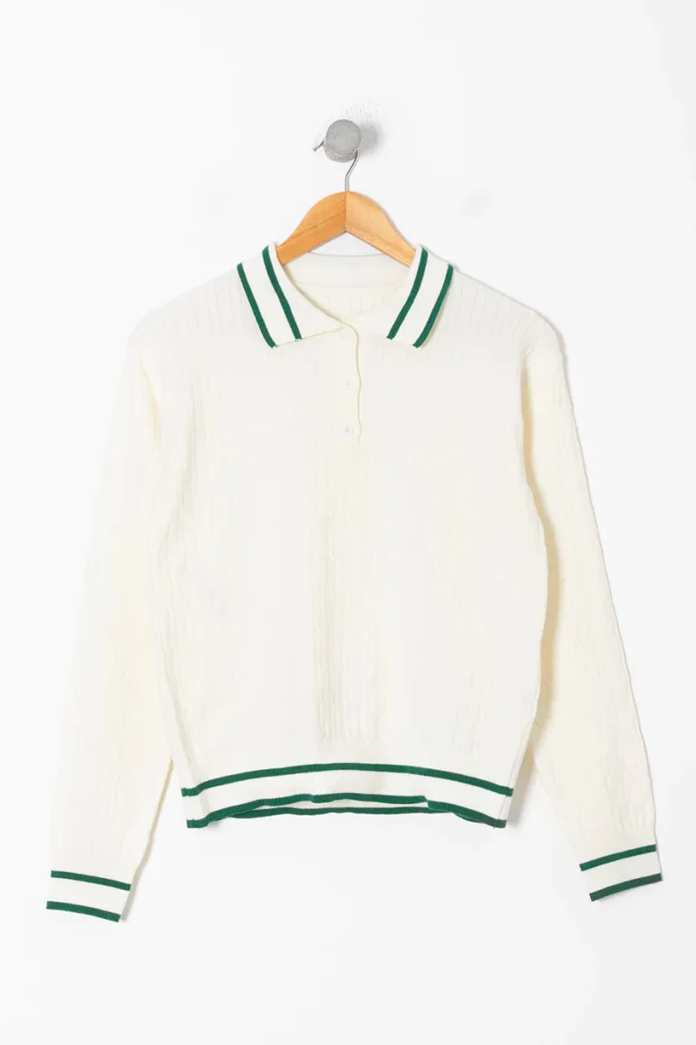 Sweater Tejido Trenzado de Sky en Buzos y Sweaters para argentina