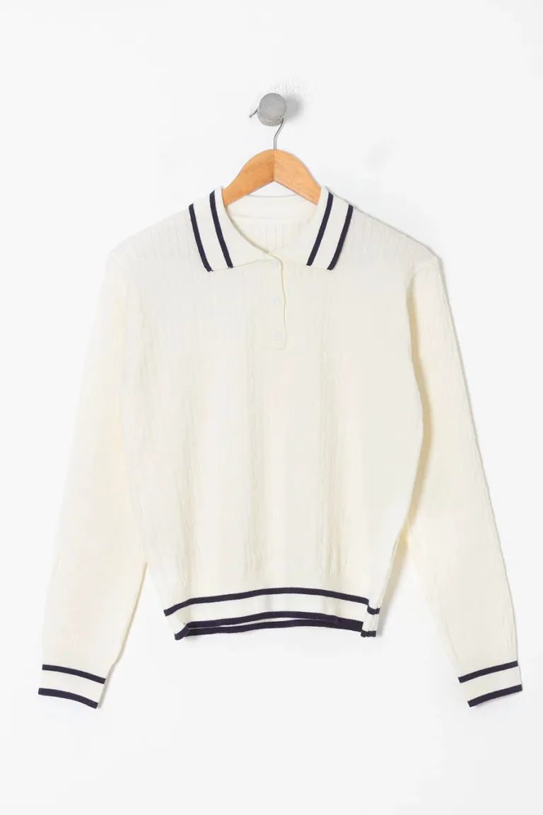 Sweater Tejido Trenzado de Sky en Buzos y Sweaters para argentina