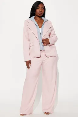Conjunto pantalón blazer la vibe combinado rosa de Fashion Nova en Blazers para argentina
