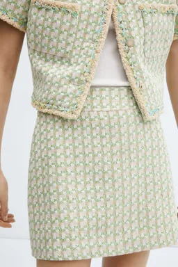 Minifalda tweed cuadros de Mango en Faldas para argentina