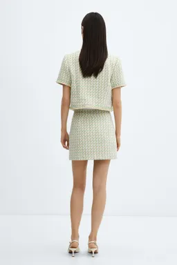Minifalda tweed cuadros de Mango en Faldas para argentina