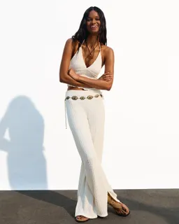 Pantalón pierna ancha de Bershka en Pantalones para argentina