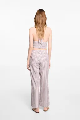 Pantalón recto rayas de Mango Teen en Pantalones para argentina