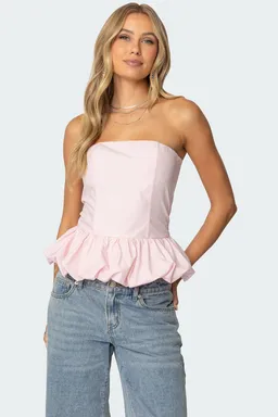 Corset con dobladillo abullonado de Edikted en Tops para argentina