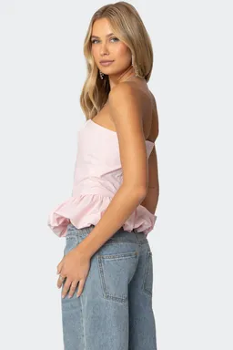 Corset con dobladillo abullonado de Edikted en Tops para argentina