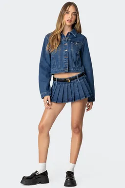Minifaldashort denim zenia de Edikted en Faldas para argentina