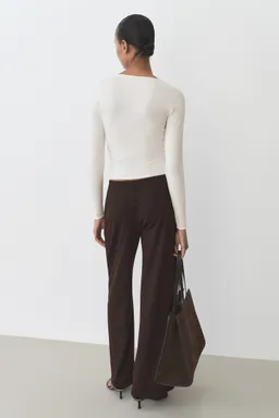 Sweater entallado punto fino de Mango en Tops para argentina