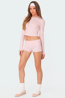 Shorts meg con cintura doblada de Edikted en Shorts para argentina