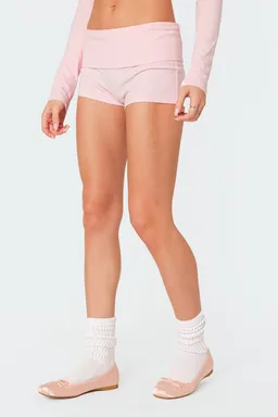 Shorts meg con cintura doblada de Edikted en Shorts para argentina