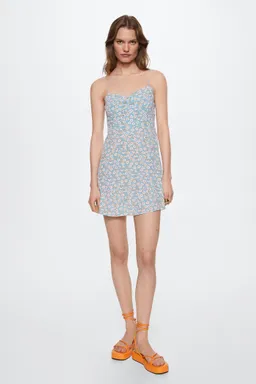 Vestido tirantes estampado de Mango en Vestidos para argentina