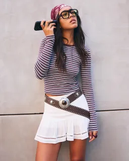 Falda mini texturada de Bershka en Faldas para argentina