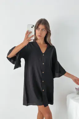 Vestido Fibrana Volados de Benka en Vestidos para argentina
