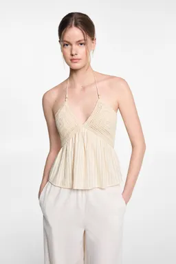 Top crochet panelado de Mango Teen en Tops para argentina