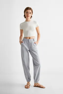Pantalón jogger algodón de Mango Teen en Pantalones para argentina
