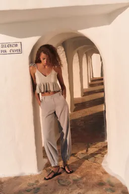 Pantalón jogger algodón de Mango Teen en Pantalones para argentina