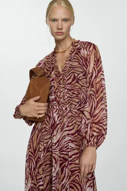 Vestido largo estampado de Mango en Vestidos para argentina