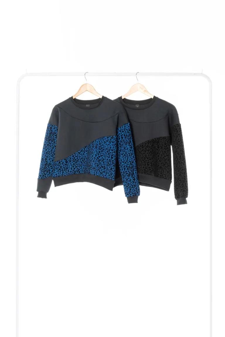 Buzo de tejido de estampado leopardo para mujer de Apricot en Buzos y Sweaters para argentina