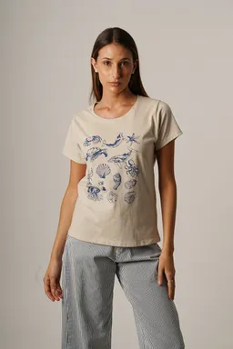 Remera estampada playa de Yasana en Remeras para argentina
