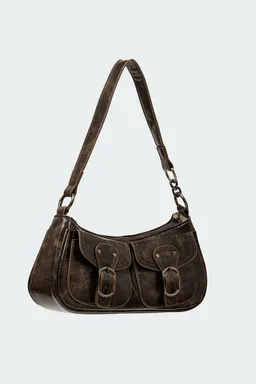 Bolso hebilla cuero sintético desgastado de Edikted en Bolsos y Carteras para argentina