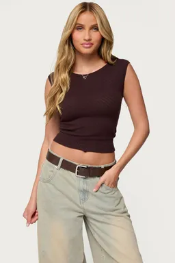 Top punto calado cuello barco de Edikted en Tops para argentina