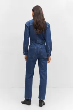 Mono denim solapas de Mango en Monos para argentina