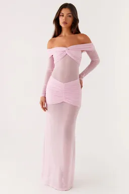 Maxi vestido alter ego rosa de Peppermayo en Vestidos para argentina