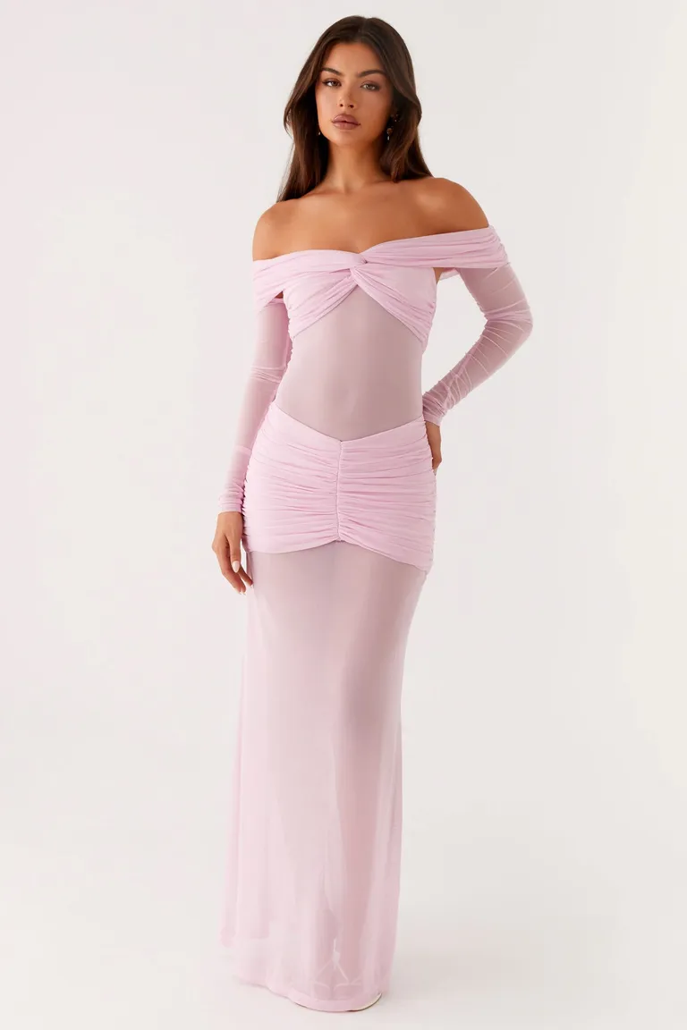 Maxi vestido alter ego rosa de Peppermayo en Vestidos para argentina
