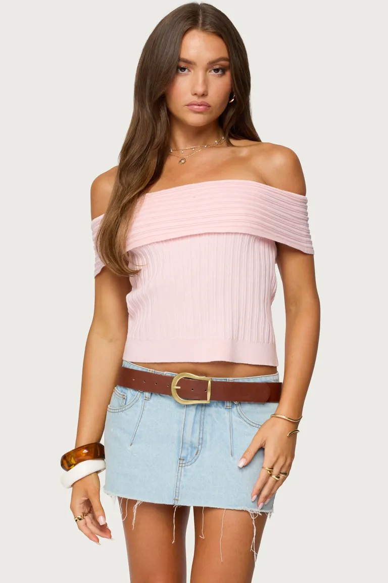 Top blythe tejido rib de Edikted en Tops para argentina