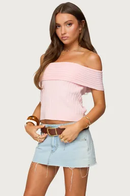 Top blythe tejido rib de Edikted en Tops para argentina