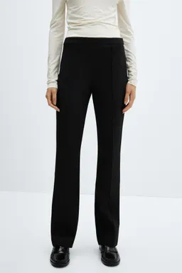 Pantalón recto con costuras de Mango en Pantalones para argentina