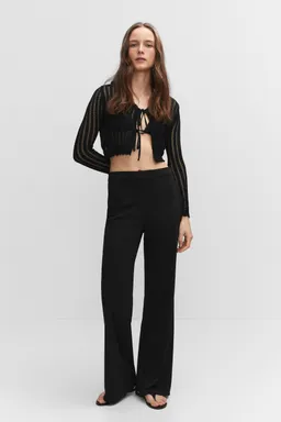 Pantalón wideleg tiro alto de Mango en Pantalones para argentina