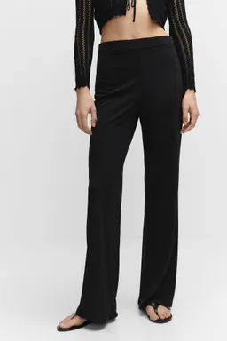 Pantalón wideleg tiro alto de Mango en Pantalones para argentina
